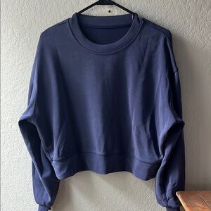 Lululemon Athletica Navy Sweatshirt softstream